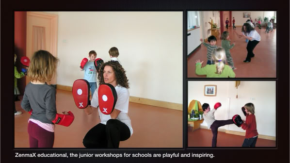 Educational workshops that teach children Oriental martial arts 